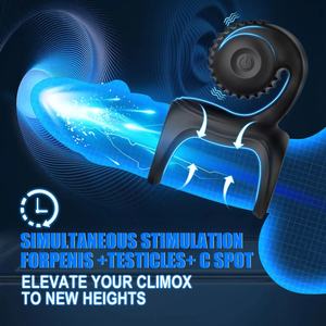 Slak <span class=keywords><strong>Vibe</strong></span> Clitoral Stimulator Orgasme Plezier Vibrerende <span class=keywords><strong>Cock</strong></span> <span class=keywords><strong>Penis</strong></span> <span class=keywords><strong>Ring</strong></span> Mouw Vibrator Koppels Erectie Speelgoed Voor Mannen - Product Image 3