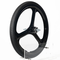 Nedong 20 pouces nouvelle jante vélo roue solide pneu e vélo pneus 20175 paire de roues sans installation pneu non pneumatique 20x175