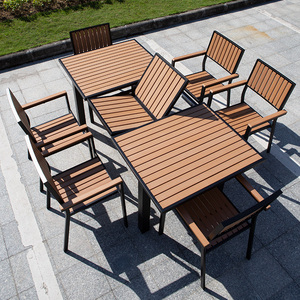 Patio Bistro Set Folding <b>Table</b> Chairs Furniture Metal Outdoor Camping <b>Foldable</b> <b>Table</b> Set WPC Wood <b>Table</b> <b>for</b> Balcony - Product Image 1