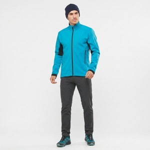 Veste Softshell Personnalisée Pas Chère pour Hommes Mode Décontractée Coupe-Vent pour le Printemps et l'Automne Hiver Vêtement d'Extérieur Veste Blanche - Product Image 1