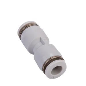 PU union 3 way Tee type pneumatic quick air hose fittings Brass Plastic High quality factory direct supply