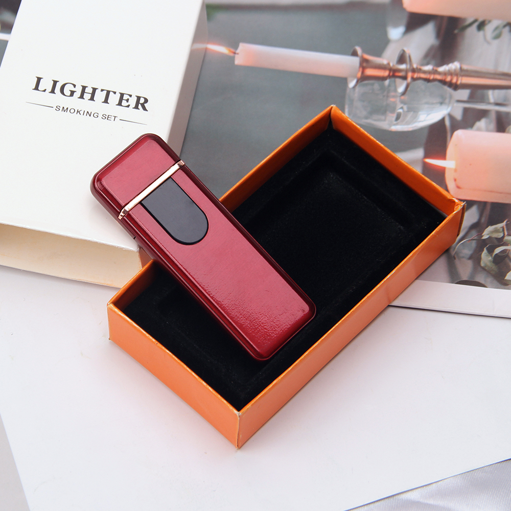 Новинка Зажигалка с usb зарядкой сенсорный экран электронные зажигалки маленькая перезаряжаемая электрическая зажигалка