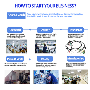 Arnés de cableado para motocicleta excavadora Arnés de cables Fabricante de arnés de cables de fábrica - Product Image 6