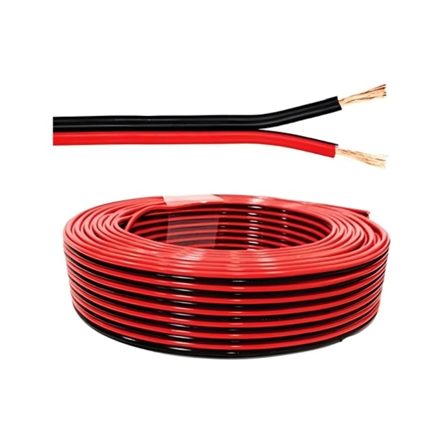 CCA Conductor PVC Insulated Non-Shielded 14AWG/16AWG/18AWG Red Black Coil Packaging 300V Rated 70 Superlink/OME Speaker Cable