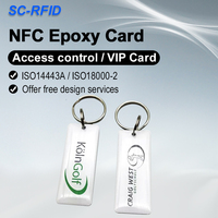 Epoxy RFID Smart Card 125KHz 13.56MHz Smooth Touch mit individuellem Logo zur Benutzerautorisierung bei gemeinsam genutzten Elektrorollern