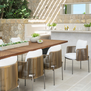 Ngoài trời bàn ghế đặt biệt thự Patio vườn giải trí bảng khách sạn khu nghỉ dưỡng Nhà hàng không thấm nước mía ghế - Product Image 4