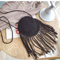 Multicolore Macrame Crochet dame Sacs À Main Tissé Plage Sacs Fourre-Tout