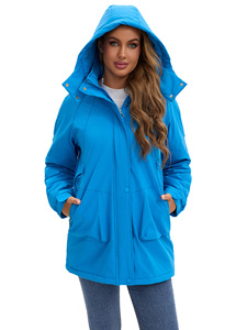 Abrigo acolchado <span class=keywords><strong>de</strong></span> otoño con forro extraíble, Parka desmontable informal resistente al <span class=keywords><strong>agua</strong></span> <span class=keywords><strong>para</strong></span> <span class=keywords><strong>mujer</strong></span>, chaqueta <span class=keywords><strong>de</strong></span> senderismo aislada a prueba <span class=keywords><strong>de</strong></span> viento <span class=keywords><strong>para</strong></span> invierno - Product Image 3