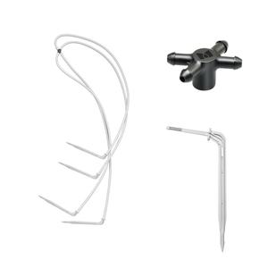 <span class=keywords><strong>Kit</strong></span> de estacas de 4 vías con flechas de gotero para invernadero, vivero, <span class=keywords><strong>huerto</strong></span>, viñedo, eficiente sistema de riego por <span class=keywords><strong>goteo</strong></span> multiplanta - Product Image 4