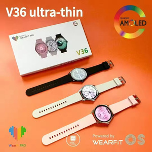 Reloj Inteligente V36 <span class=keywords><strong>con</strong></span> Pantalla Táctil AMOLED, Bluetooth, Ultrafino, Monitor de Sueño y Deportes, Resistente al Agua IP65, Unisex, Moderno - Product Image 6