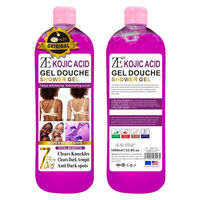 Gel douche exfoliant blanchissant le plus vendu - mousse riche, hydratant, nettoyage en profondeur, parfum longue durée. 1000 ml