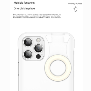 Телефон фото селфи кольцо загорается <span class=keywords><strong>Led</strong></span> 3D милый роскошный брендовый Дизайнерский Модный чехол для телефона для iPhone 11 12 Pro Max - Product Image 3