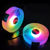 Tian Jifeng 2025 Nouveau Refroidisseur de Processeur RGB 120mm pour Ordinateur avec Roulement à Billes, Nouveau Contrôleur Central et Dissipateur Thermique Yuhuan en Plastique