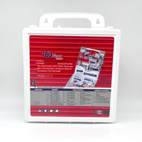 Trousse de premiers secours absorbante de haute qualité, 172 pièces, sac en nylon léger, kit de survie d'urgence pour véhicule, flotte, camion, bus FA-171