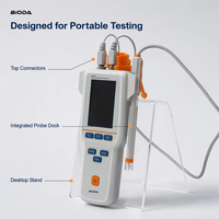 Analyseur de qualité de l'eau portable 7-en-1 multi-paramètres, testeur de pH, DO, EC, ISE, température