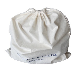 ถุงผ้าดิบออร์แกนิคแบบมีเชือกผูกสั่งทำพิเศษ - Product Image 3