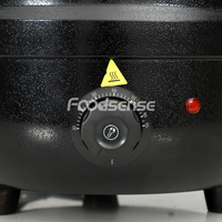 Bouilloire électrique commerciale de soupe chaude d'acier inoxydable de réchauffeur d'aliments de buffet de pot de chauffage de soupe électrique