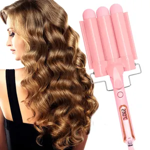 OEM Factory 3 Barrel Curling Iron Hair Waver 32MM 3 Barrel Curling Iron Wand