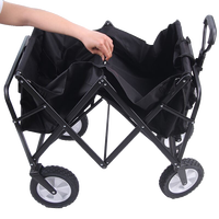 Nouveau produit 2023 chariot pliable Portable pour jardin, Camping, plage, poussette, chariot avec poignée réglable