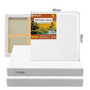 <span class=keywords><strong>Lienzo</strong></span> estirado para pintar, <span class=keywords><strong>lienzo</strong></span> de pintura de mezcla de algodón y lino, suministros de arte Marco de <span class=keywords><strong>lienzo</strong></span> de arte para pintura acrílica y al óleo - Product Image 2