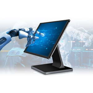 Komputer industri tertanam semua dalam satu, komputer interaktif 1080P HD tahan air tampilan LCD kontrol industri - Product Image 1