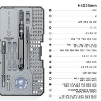 Nouveau tournevis manuel noir 120-en-1 ensemble téléphone portable précision enlèvement électronique tournevis stylo outil avec fonction rétractable