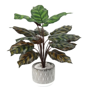 Pianta Artificiale in PVC con 18 Foglie, Bonsai Finto Monstera per Decorazione, <span class=keywords><strong>Vendita</strong></span> Diretta - Product Image 5