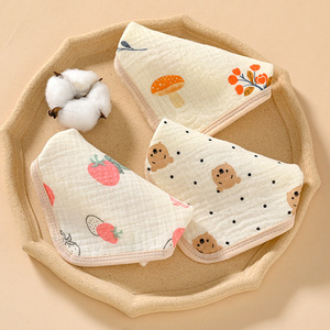 Toalla de gasa para bebé Jianmu, 25x25 cm, cuatro capas de algodón puro, transpirable, para recién nacidos y niños - Product Image 2