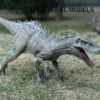 Modelos SL de Alta Calidad, Dinosaurio Indominus Rex T-Rex de Plástico PVC Sólido Realista, Juguetes Grandes para Niños y Niñas, Tema Animal, Original