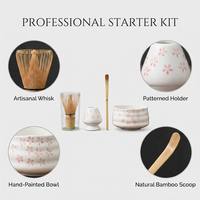 Fouet à matcha artisanal personnalisé 80/100/120/Prongs doré/noir, ensemble d'outils pour le café et le thé