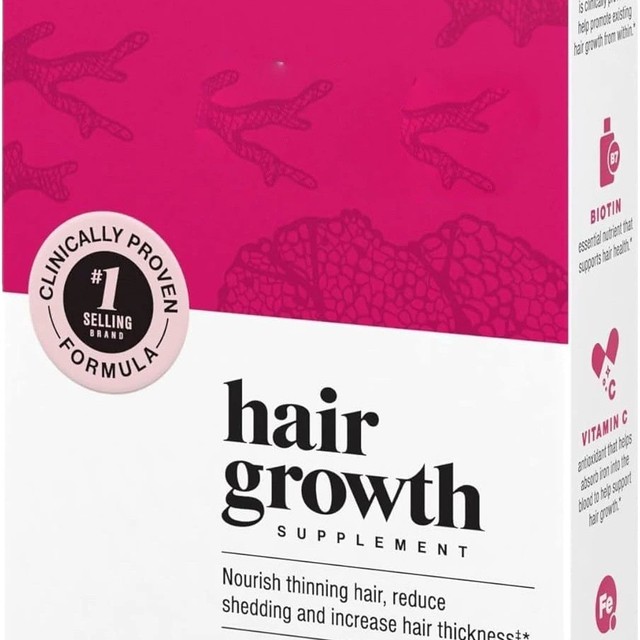 Hair Growth Supplement, Biotin Tablets for Strong, Thick Hair, Women-Specific Vitamins, Neck Care, Immune Support
