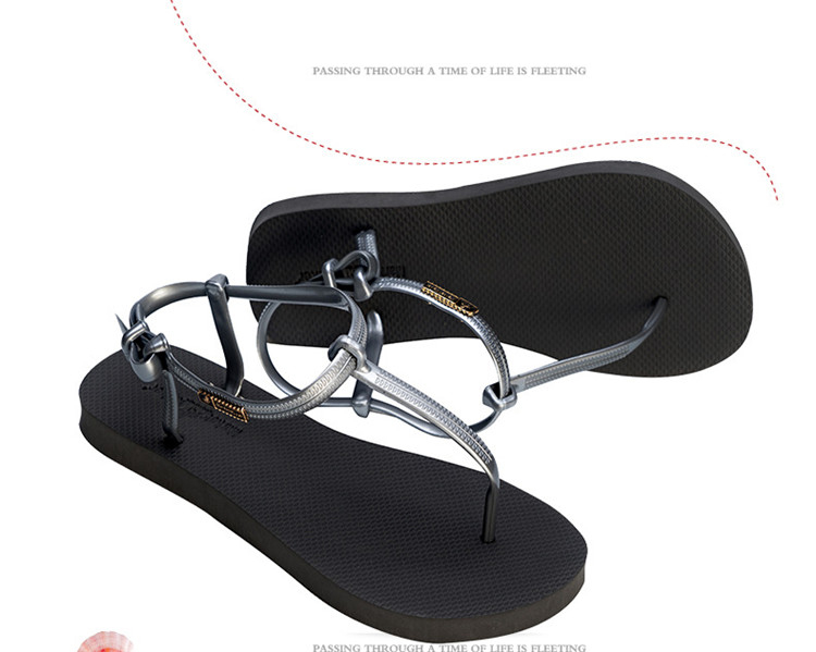Summer Beach Flip-flops Ladies Roma Slippers Non-slip Soft Sole Outdoor Women Flip Flops