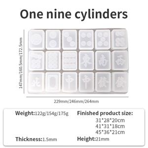 Moule en silicone pour Mahjong, promotion 2023, vente chaude, idéal pour les cadeaux d'entreprise - Product Image 3