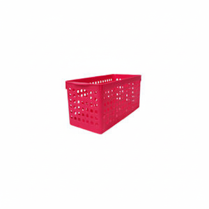 Cesto portaoggetti rosso sottile Inomata - Product Image 1