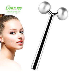 Venta al por mayor 2 en 1 Face <span class=keywords><strong>Sculptor</strong></span> Face Scrubber Metal Face Massage Roller Masajeador <span class=keywords><strong>facial</strong></span> - Product Image 4