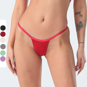 Perizoma in Cotone Sexy Intimo Femminile <span class=keywords><strong>Mini</strong></span> <span class=keywords><strong>Slip</strong></span> con Spalline Sottili Mutandine Invisibili - Product Image 1