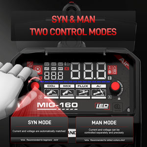 <span class=keywords><strong>ANDELI</strong></span> 2025 Novedad Soldadora 4 en 1 <span class=keywords><strong>Mig</strong></span> con Flux, Lift Tig y Electrodo, <span class=keywords><strong>MIG</strong></span>-160 220V, Alambre de 5KG - Product Image 6