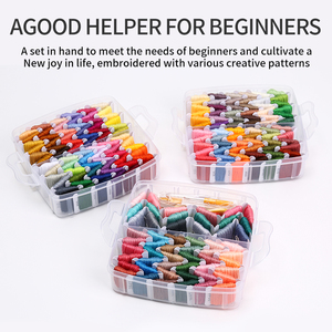 Set da <span class=keywords><strong>Cucito</strong></span> JP con Tre Strati di Accessori per Ricamo, Kit con Fili Multicolore - Product Image 4