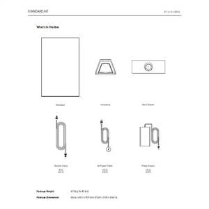 เทอร์มินัลอินเทอร์เน็ตดาวเทียมแบบพกพา Starlink V4 Mini ความเร็วสูง  ไวไฟทั่วโลก  เทอร์มินัลไร้สายแบบติดตั้ง - Product Image 6