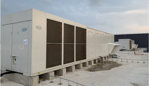 ระบบทำความเย็นอุปกรณ์ HVAC แบบรวมศูนย์เชิงพาณิชย์ เครื่องปรับอากาศแบบแพ็คเกจบนหลังคา ประเภทแพ็คเกจอุตสาหกรรม - Product Image 2