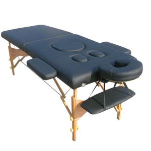 Lit de physiothérapie portable Kanglu, lit de beauté pliable en bois pour les soins de santé et l'utilisation en salle de sport, pliage mécanique applicable - Product Image 5