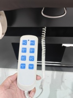 Table de soin esthétique électrique pliable à 4 moteurs réglables pour thérapie chauffante, soins du visage, du corps entier et des cils en salon