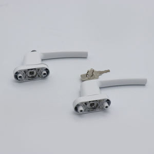 Poignées de porte et de fenêtre en <span class=keywords><strong>PVC</strong></span> modernes avec clés et boutons, accessoires de quincaillerie en alliage d'aluminium Poignées UPVC - Product Image 3