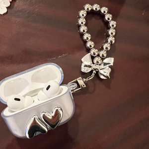 Adecuado para AirPods Pro 2 corazón láser transparente nuevas cuentas de tercera generación y cadena de arco de segunda generación - Product Image 2