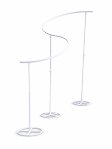 IJzeren bruiloftsdecoratie onregelmatig S-vormig gelaagd rek displaystandaard achtergronddecoratie maan ornament - Product Image 2