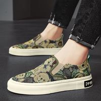 Chaussures de sport respirantes personnalisées avec logo de marque, style mocassins, pour hommes, antidérapantes, chaussures de sport, baskets