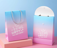Sacs cadeaux en papier écologiques de luxe personnalisés en gros, haut de gamme, pour bonbons, avec ruban, pour boutique, emballage cadeau