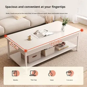 2023 새로운 모델 E3065 홈 거실 커피 & 티 테이블 대형 미국과 중국 스타일 저장 새로운 중국 가정 가구 - Product Image 2
