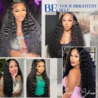 Vente en gros 250% densité cheveux brésiliens dentelle avant vague d'eau perruques pour les femmes noires HD dentelle frontale pleine dentelle Remy perruques de cheveux humains