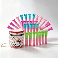 Nouveau Coffret de Brillants à Lèvres Hello Kitty 2026 – 24 Teintes Mixtes avec Sac de Rangement Mignon Hello Kitty – Kit Cosmétique pour Enfants – Vente en Gros